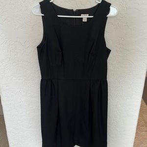 Jcrew black wool sleeveless dress (lined)